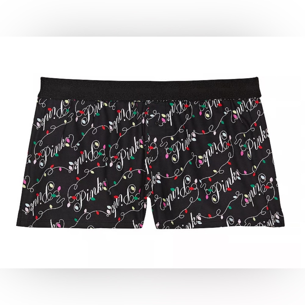 NWT Victorias Secret Pink Flannel Boxy Pajama Shorts